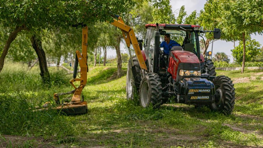 Realiza Gobierno Municipal labores de limpieza en bordo del río Bravo