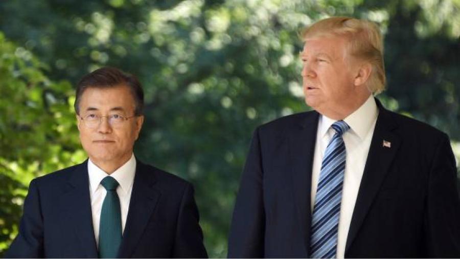 Moon Jae-in nomina a Donald Trump para premio nobel de la Paz