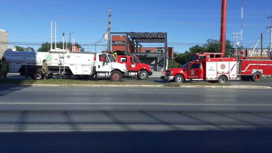 Controla Protección Civil de Reynosa incendio en gasera