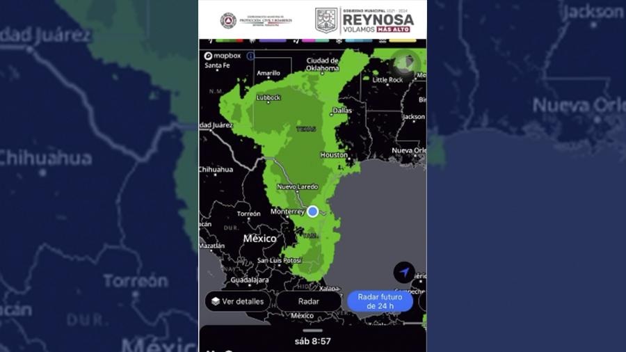 Anuncia PCyB probabilidad de tormentas para Reynosa