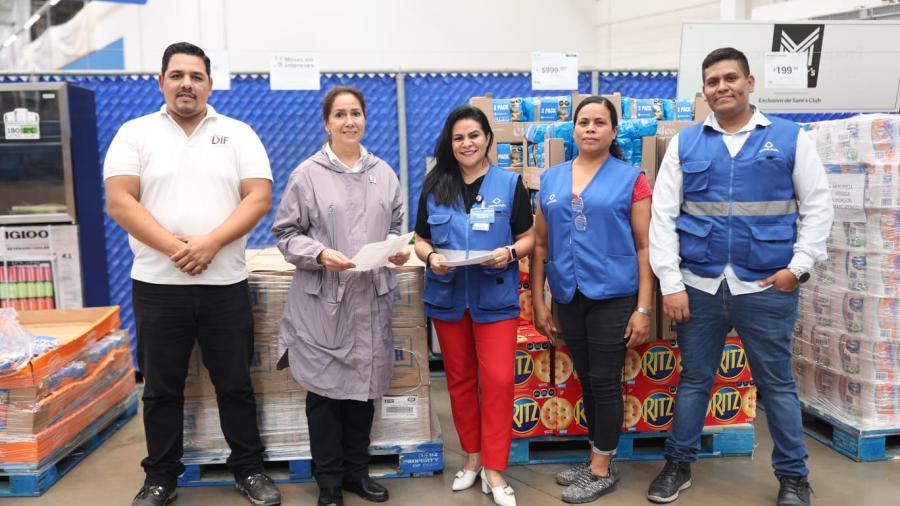 Reciben donativo por más de 163 mil pesos para comunidades afectadas por las lluvias