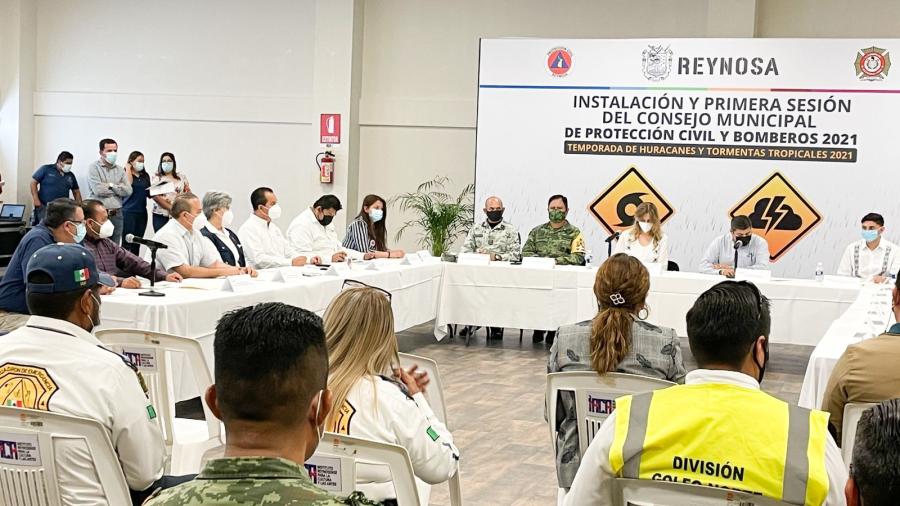 Preside Alcaldesa Consejo Municipal de Protección Civil y Bomberos 