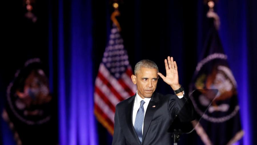 Obama deja la presidencia con su nivel más alto de popularidad