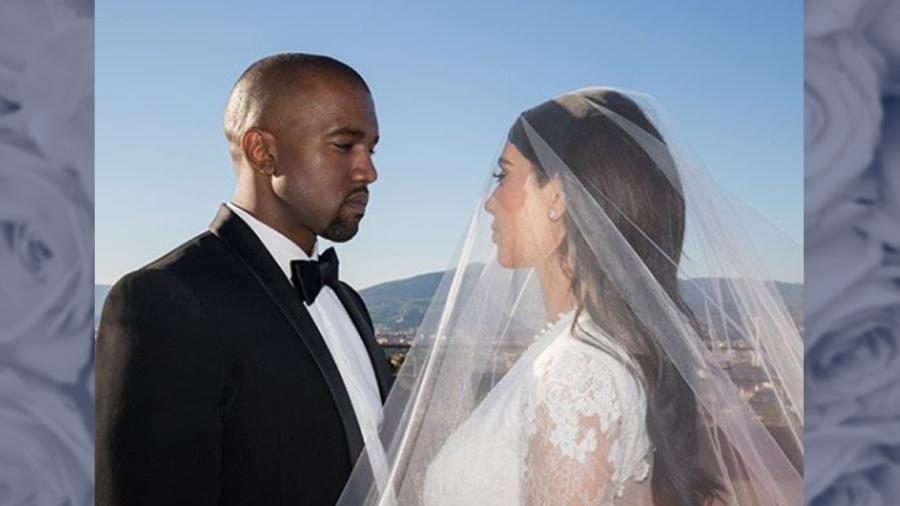 Kim Kardashian publica fotos inéditas de su boda con Kanye West