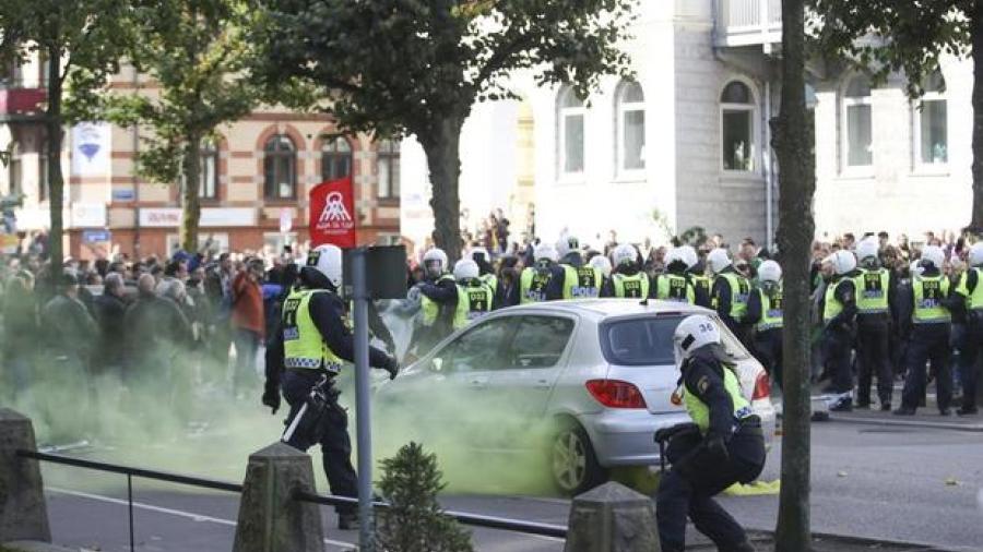Al menos 20 detenidos durante manifestaciones neonazi en Suecia