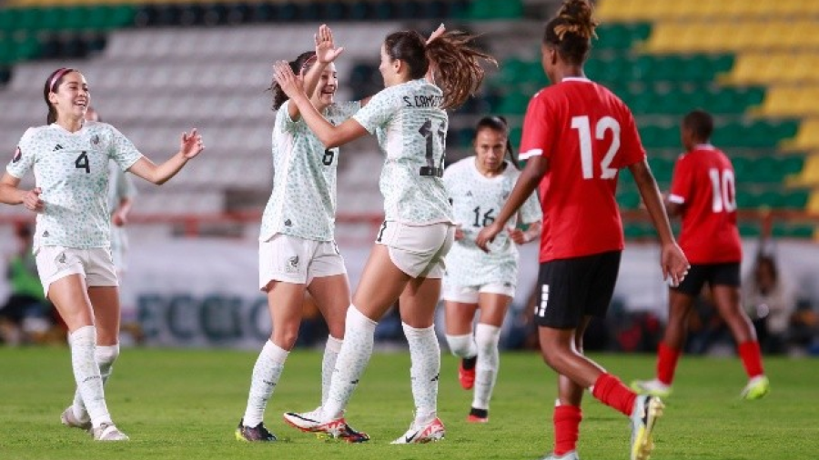 México Femenil golea a Trinidad y Tobago rumbo a la Copa Oro W