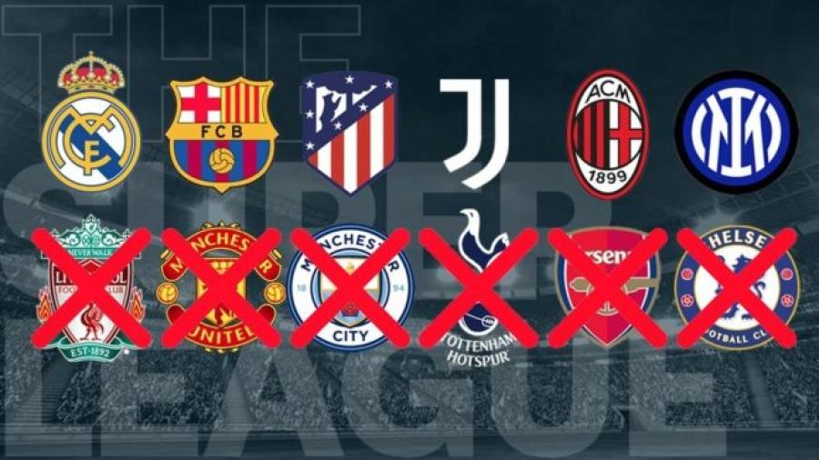 Los 'Big Six' de la Premier League anuncian su salida de la Superliga europea