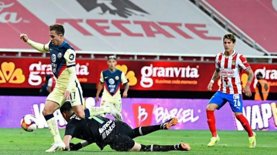 América golea al Guadalajara 3 por 0 en el Akron