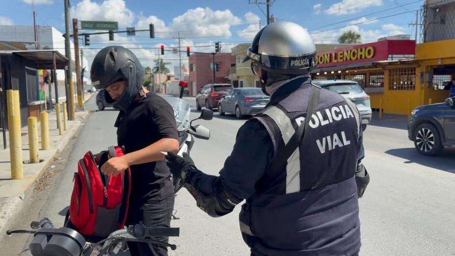 Buscan frenar accidentes mortales con operativo a motociclistas
