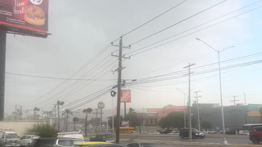 Alertan por tormenta con lluvia y viento en Reynosa y Río Bravo