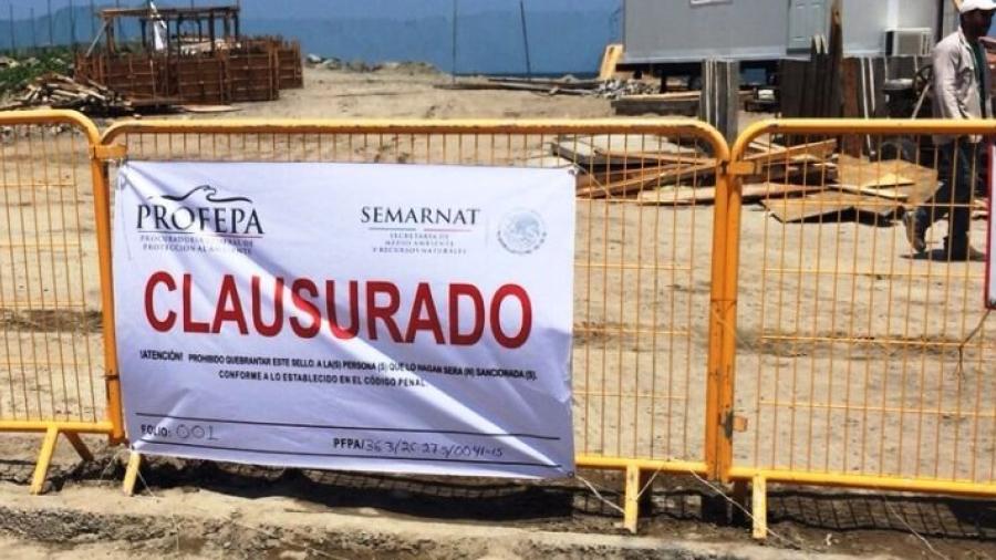Clausura Profepa centro de materias primas forestales en Ensenada