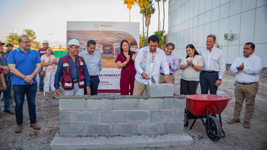 Inicia Alcalde Mario López construcción de nuevo edificio municipal