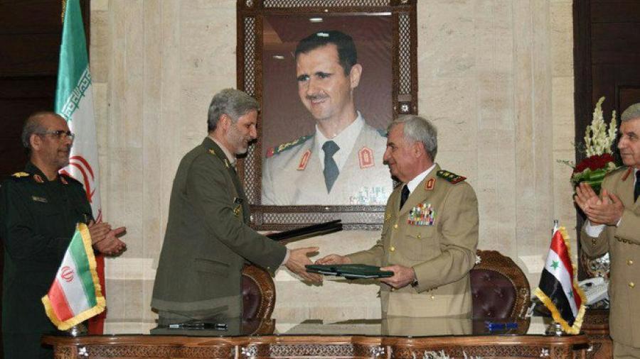 Siria e Irán firman acuerdo de cooperación militar y de reconstrucción