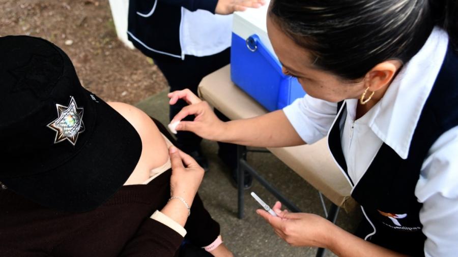 Previene SSPT enfermedades respiratorias por temporada invernal entre su personal