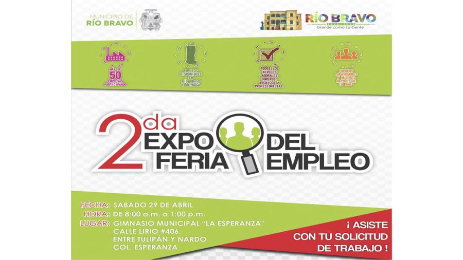 Realizarán "2da Expo Feria del empleo"