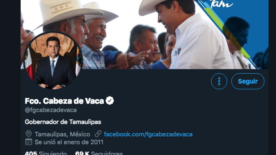 Detectan cuenta que busca suplantar al Gobernador en Twitter