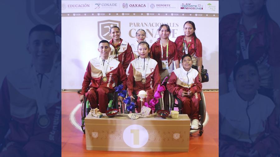 Medallas históricas para Tamaulipas en inicio de los Paranacionales CONADE 2024