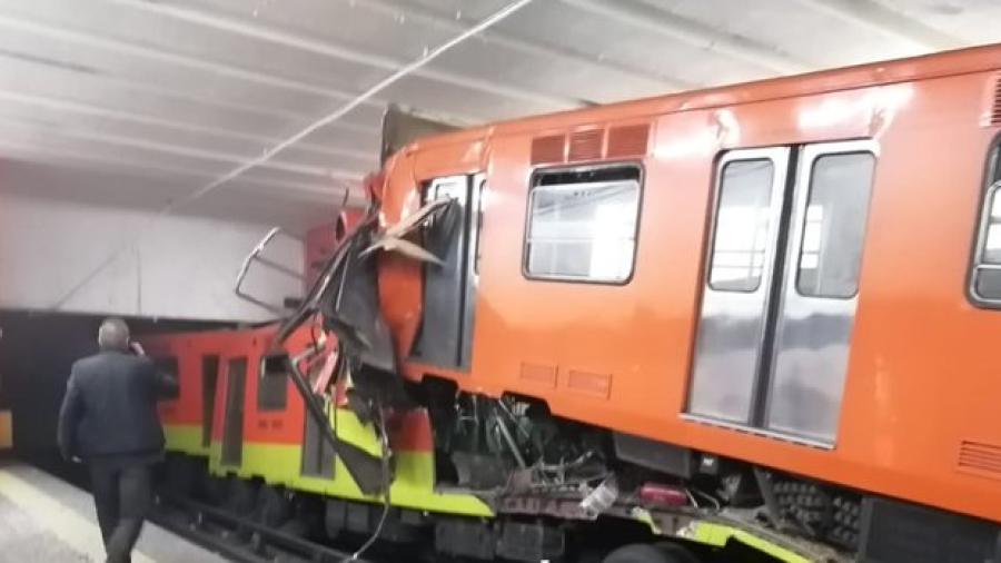 Chocan trenes del Metro; hay un muerto y 41 heridos