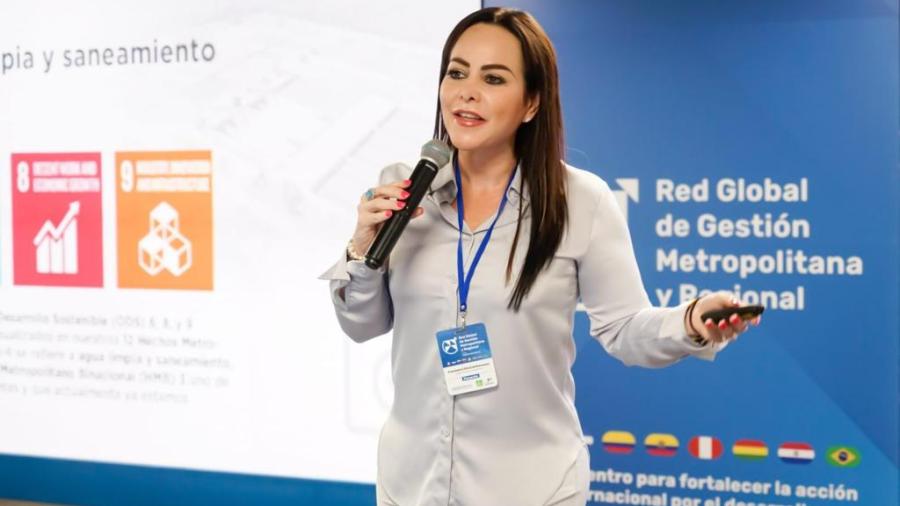 Destaca alcaldesa Carmen Lilia Canturosas liderazgo de la red global de gestión metropolitana 
