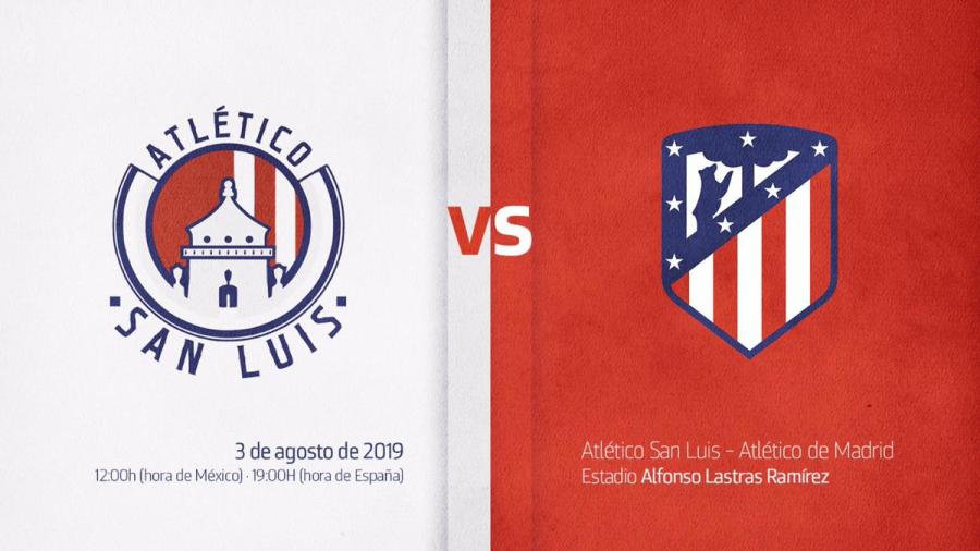 El Atlético San Luis recibirá en agosto al Atlético de Madrid 