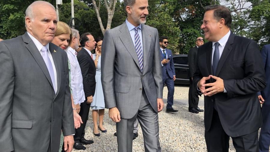Rey de España comienza su visita en Panamá