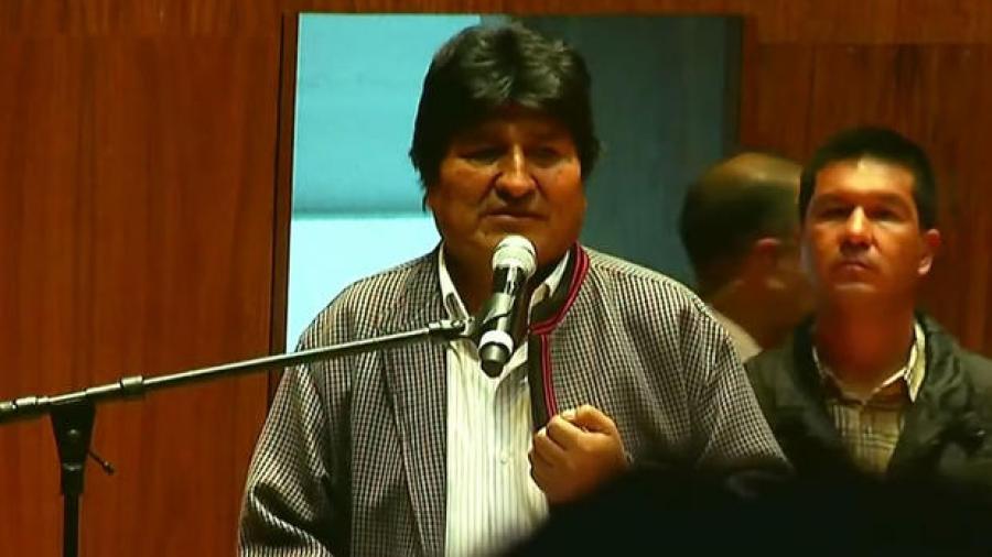 No hay ficha azul para Evo Morales