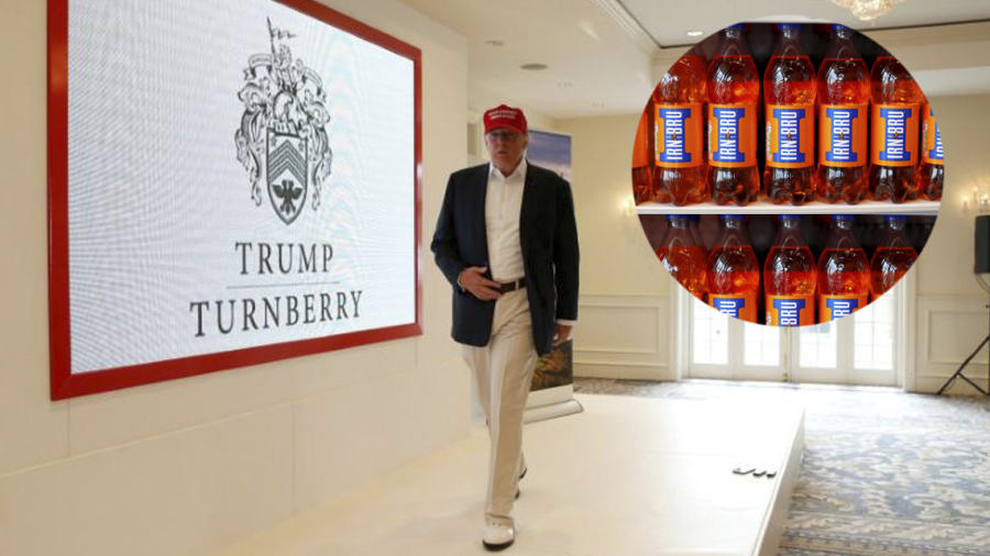 Trump causa polémica en Escocia al prohibir refresco en su club de golf