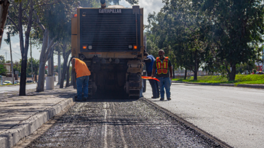 Inicia  Gobierno de Tamaulipas rehabilitación de pavimento en el Periférico, resultado de gestión del alcalde Mario López