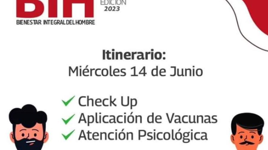 Invita DIF Reynosa a los varones a participar en BIH 2023