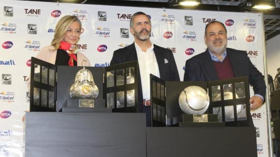 Presentan el "Guaje" y "Pelota" de plata, trofeos para Abierto Mexicano