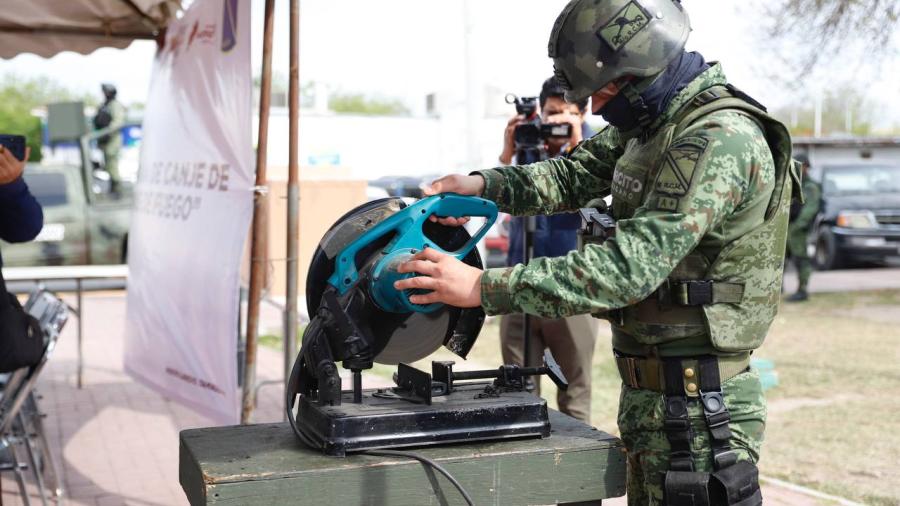 Arranca campaña "Canje de armas" en Nuevo Laredo 