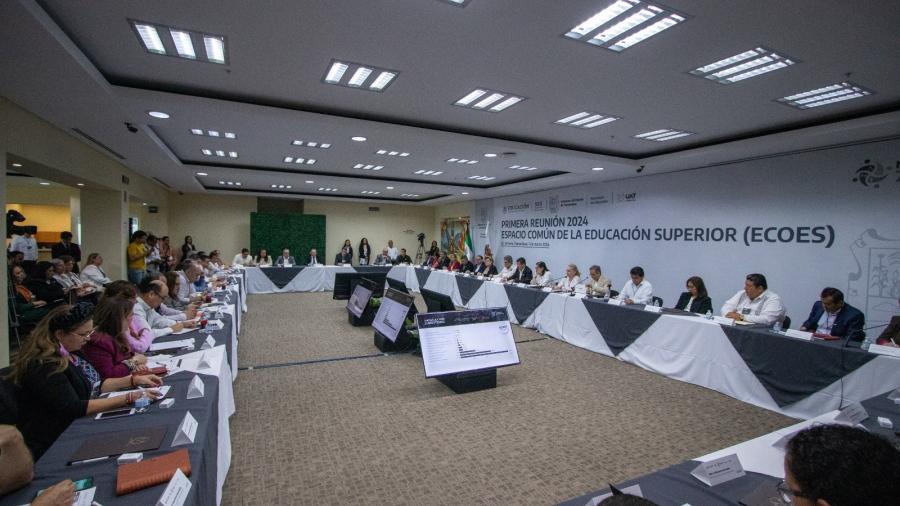Participa la UAT en primera reunión del ECOES 2024 para fortalecer la educación superior en Tamaulipas