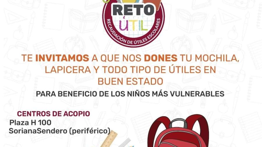 Promueven DIF y Municipio Donación de útiles escolares 