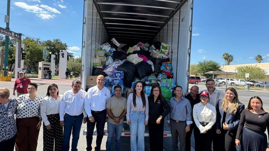 Envía NLD primer camión de ayuda humanitaria a Poza Rica