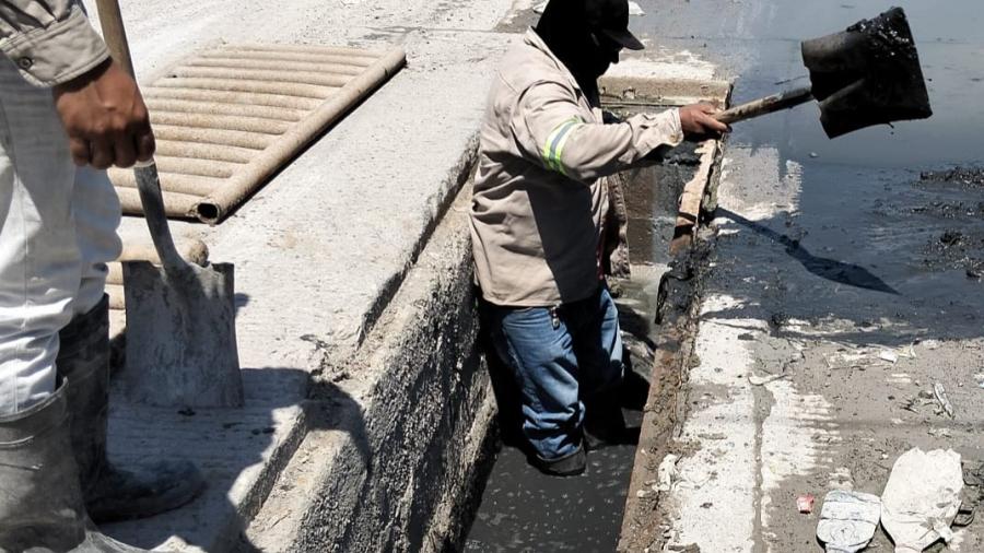 Realizó COMAPA limpieza de pluviales en la colonia Módulo 2000 Rancho Grande