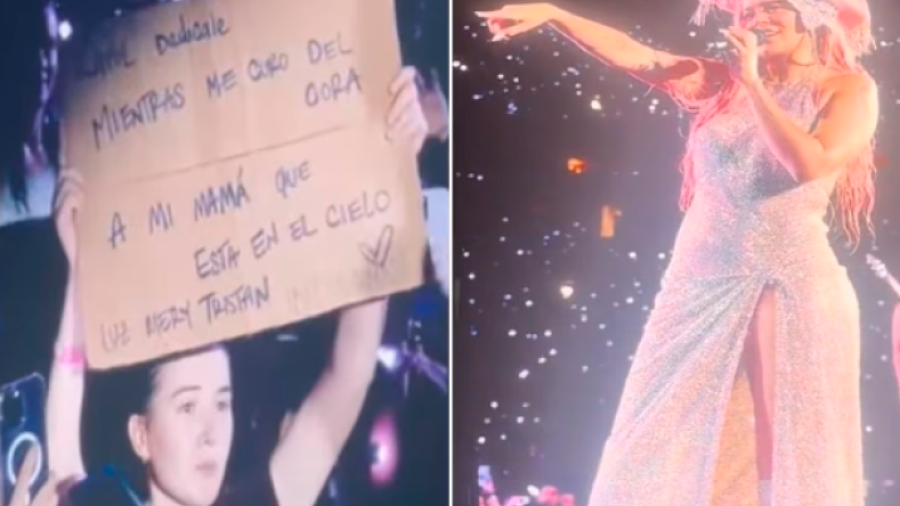 Karol G dedica canción a víctima de feminicidio en pleno concierto