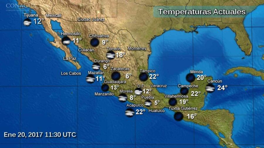 Continuará el frío en gran parte del país por tormenta invernal