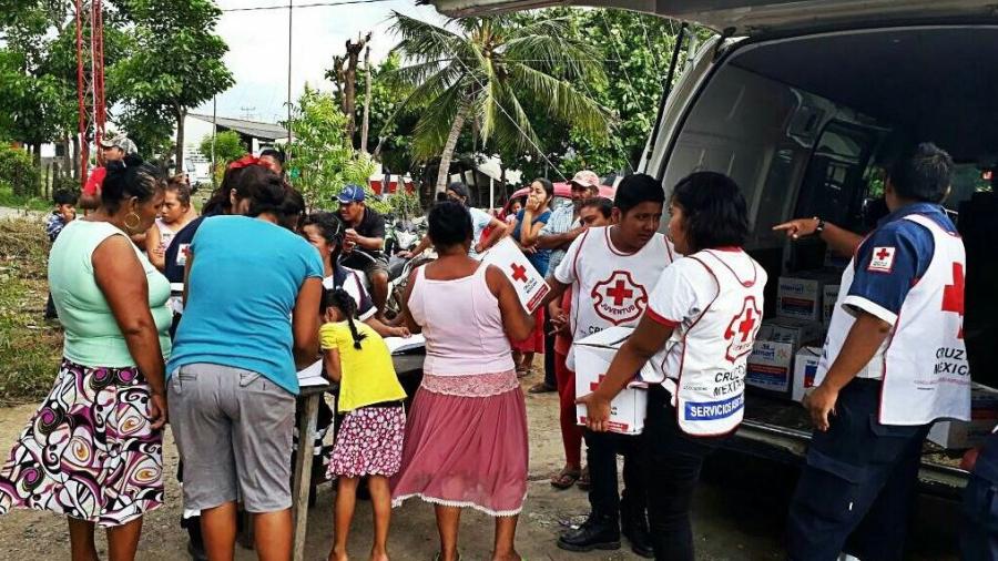 Cruz Roja mexicana manda ayuda y voluntarios a Guatemala