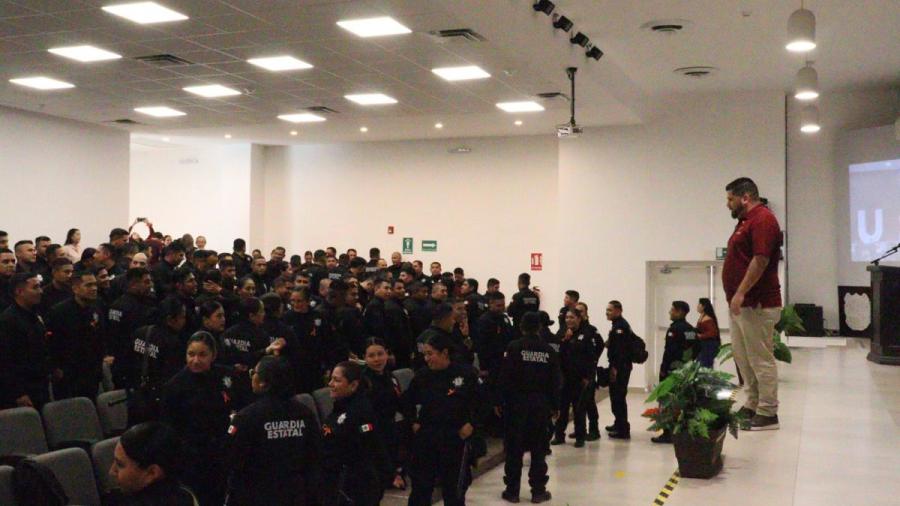 Con conferencia enfocada a la salud mental, Guardia Estatal conmemora el Día Naranja