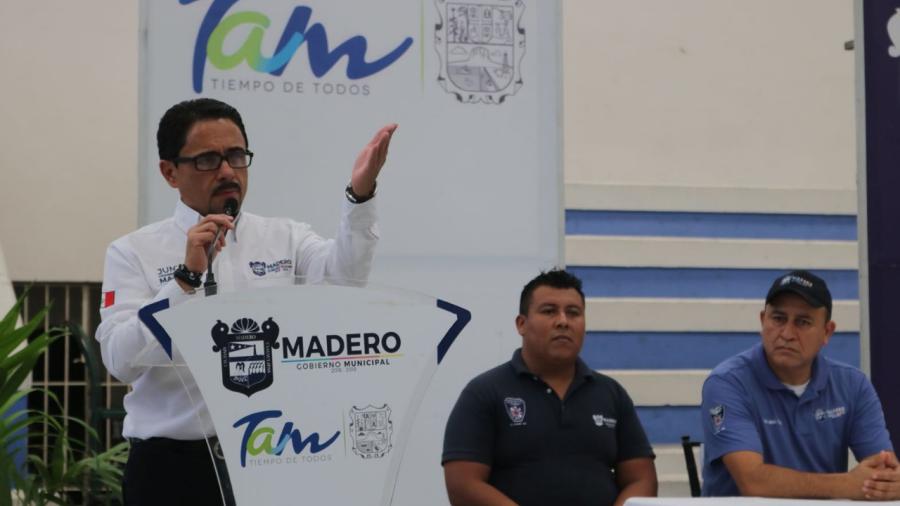 Gobierno de Ciudad Madero reconoce acciones de heroísmo y compromiso de los Bomberos