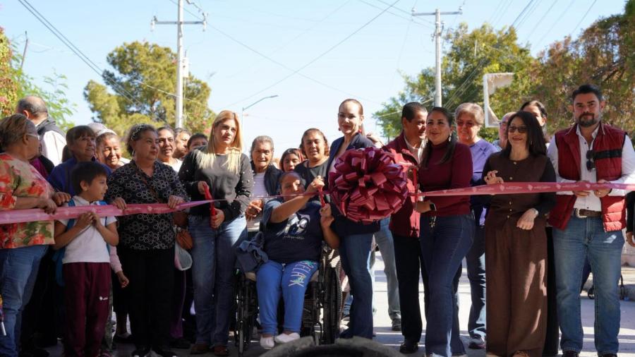 Gobierno de Carmen Lilia Canturosas entrega obras estratégicas de drenaje y colectores pluviales en 3 colonias de Nuevo Laredo
