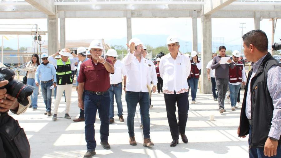 Constata gobernador avance en la construcción de la Ciudad Judicial en Victoria