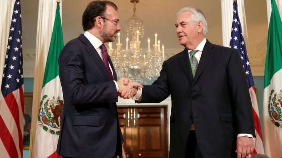 Videgaray y Tillerson deciden ayudar a Venezuela