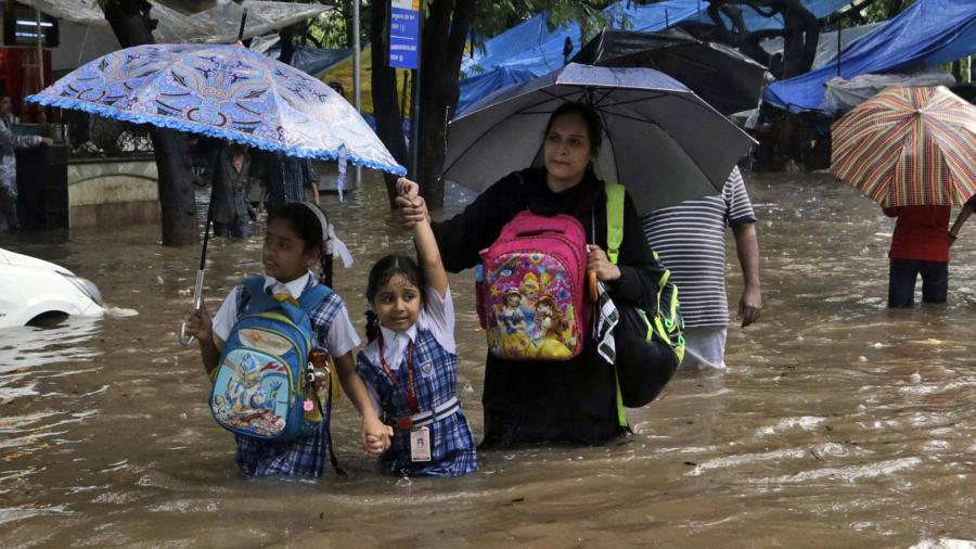 Intensas lluvias afectan el sur de Asia