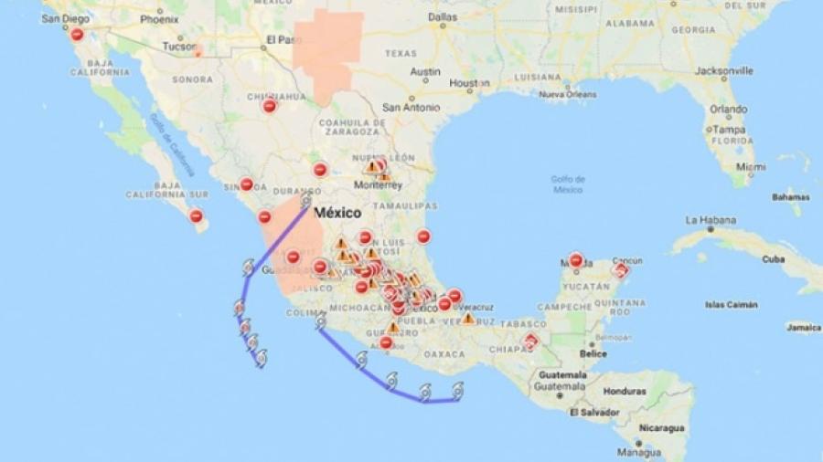 Activan “Mapa de Crisis” para México