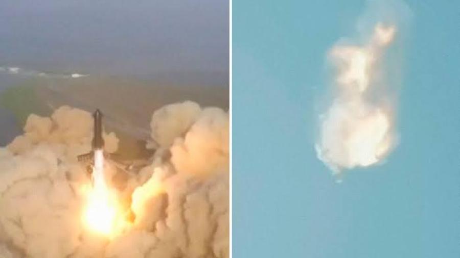 Starship de SpaceX logra despegar, pero explota minutos después