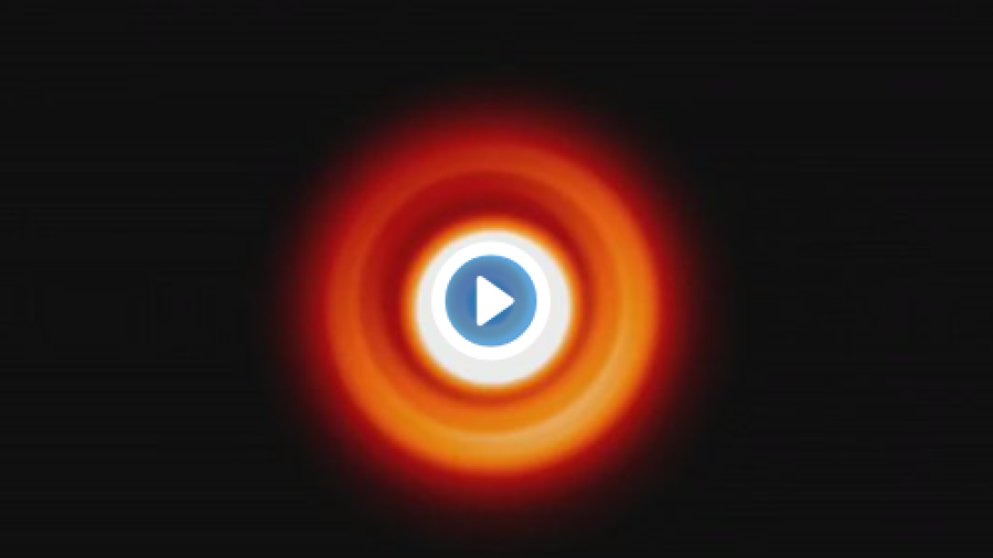 Hubble captura 'juego de sombras' de un posible planeta en sistema solar cercano