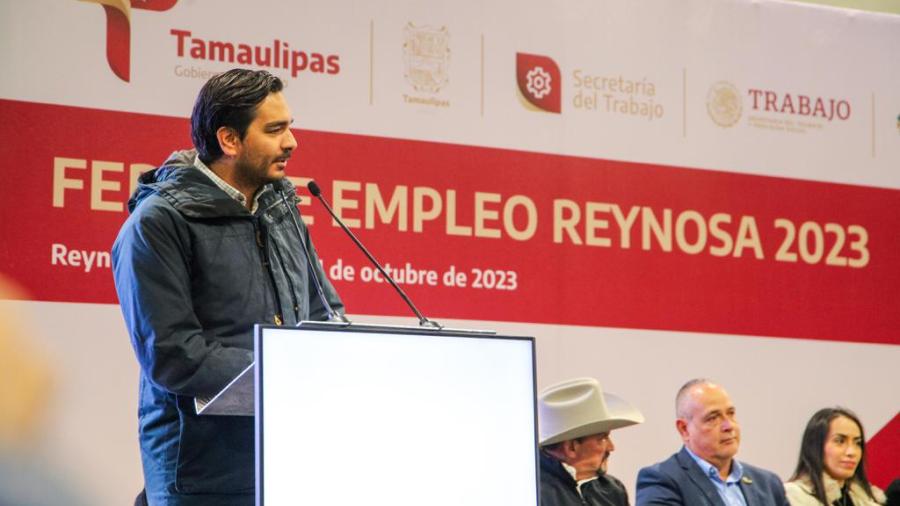 Inauguró Alcalde Feria Nacional de Empleo en Reynosa