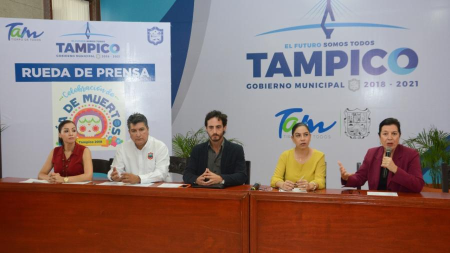 Presentan en Tampico Amplio Programa Cultural para Celebrar el Día de Muertos