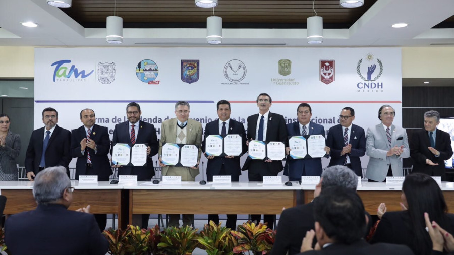 UAT y CNDH firman convenio para desarrollo de programas de maestría y doctorado